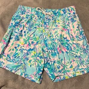 Lilly Pulitzer Vibrant Men's Swim Trunks